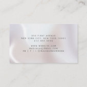 Holografische Iridescent Event Planner Visitekaartje (Achterkant)