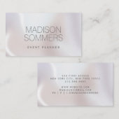 Holografische Iridescent Event Planner Visitekaartje (Voorkant / Achterkant)