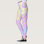 Holografische Iridescent Levendig kleurig Leggings (Links)