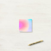 Holografische Iridescent Pastel Holo Post-it® Notes (Op bureau)