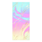 Holografische Iridiserende Opal Edelsteen | Prijsd Reclamekaart (Achterkant)