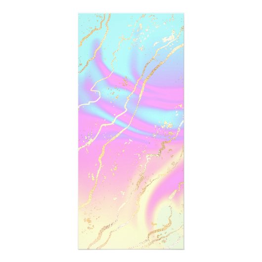 Holografische Iridiserende Opal Edelsteen | Prijsd Reclamekaart (Achterkant)