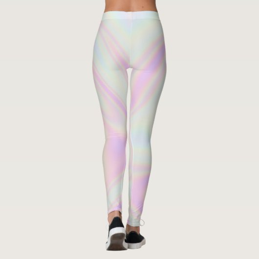 Holografische iriserende esthetische Leggings (Achterkant)