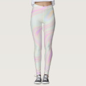 Holografische iriserende esthetische Leggings (Voorkant)