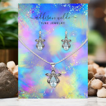 Holografische Iriserende Sieraden Display