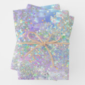 Holografische iriserende zeemeermin glinsterend gl inpakpapier vel (In situ)