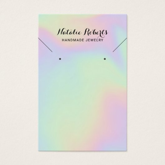 Holografische juwelen die Ketting verkennen Visitekaartje (Voorkant)