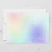 Holografische kalligrafie Afstuderen Landschapsfot Kaart (Achterkant)