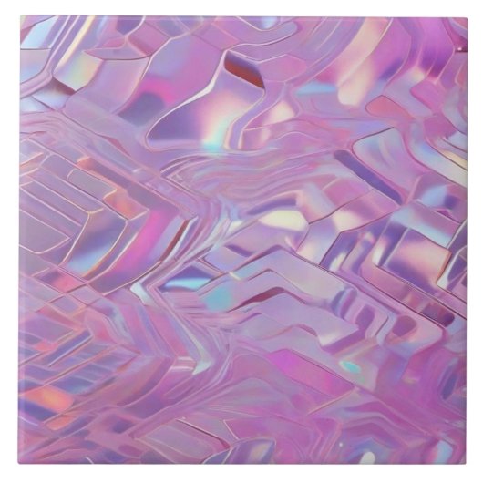 holografische keramische Tegel Tegeltje (Voorkant)