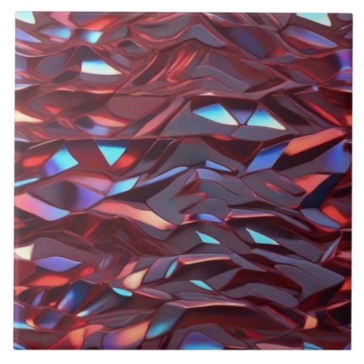 holografische keramische Tegel Tegeltje (Voorkant)