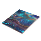 holografische keramische Tegel Tegeltje (Zijkant)