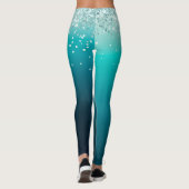 Holografische kerst Leggings (Achterkant)