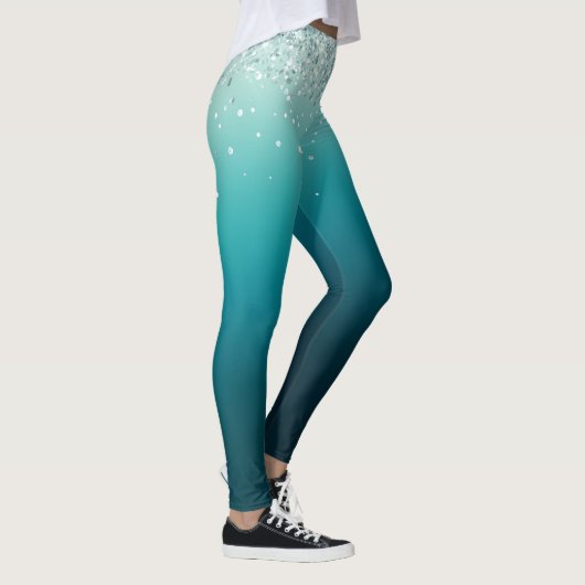 Holografische kerst Leggings (Rechts)