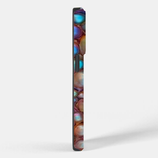 Holografische kleuren bubble wrap macro textuur Case-Mate iPhone case (Achterkant / Rechts)