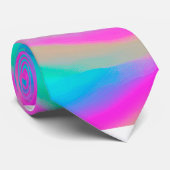 Holografische kleurige achtergrond stropdas (Opgerold)