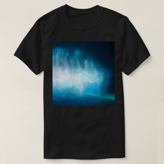 holografische kunst gemaakt van nevelstijl van een t-shirt (Design voorkant)
