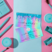 Holografische Logo QR-code Lash Makeup Hair Drives Visitekaartje