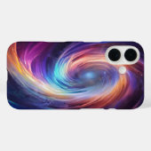 holografische melkwegwerveling Case-Mate iPhone case (Achterkant (horizontaal))
