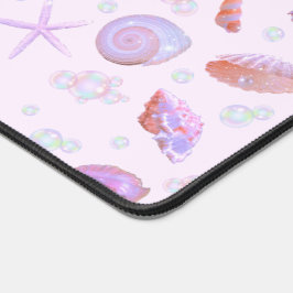 Holografische Mermaidcore Pastel Roze Schelp Zeest Bureaumat
