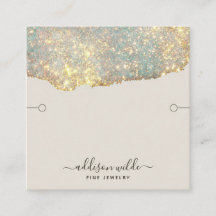 Holografische moderne glamour glitter armband disp
