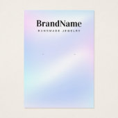 Holografische naam Veroorbaar beeldscherm Dank u k Visitekaartje (Achterkant)