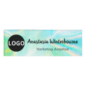 Holografische naambadge - aangepaste Logo, magneti (Voorkant)