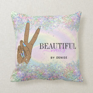 holografische nagellak slachterij hand nagels tech kussen