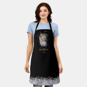 holografische nagellak slachterij hand nagels tech schort (Gedragen)