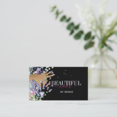 holografische nagellak slachterij hand nagels tech visitekaartje (Staand voorkant)