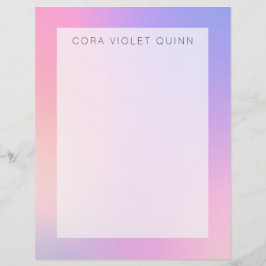 Holografische Ombre Letterhead Briefhoofd