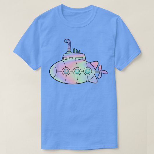 holografische onderzeeboot t-shirt (Design voorkant)