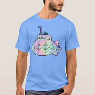 holografische onderzeeboot t-shirt