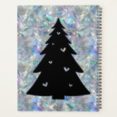 Holografische Opal Stone Achtergrond Feestdagen Na Planner (Achterkant)