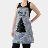 Holografische Opal Stone achtergrond Kerstmis Mama Schort (Insitu)