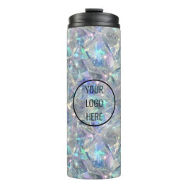 Holografische Opal Stone achtergrond Thermosbeker