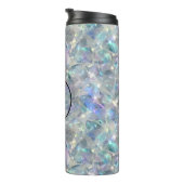 Holografische Opal Stone achtergrond Thermosbeker (Geroteerd rechts)