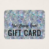 Holografische Opal Stone achtergrond Visitekaartje (Voorkant)