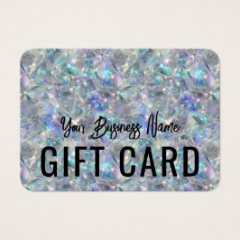 Holografische Opal Stone achtergrond Visitekaartje