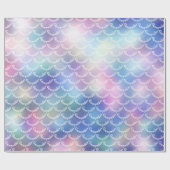  Holografische Paarse kleurrijke gradiënt Cadeaupapier (Vlak)