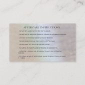 Holografische parelen, make-up oog na zorg visitekaartje (Achterkant)