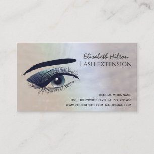 Holografische parelen, make-up oog na zorg visitekaartje