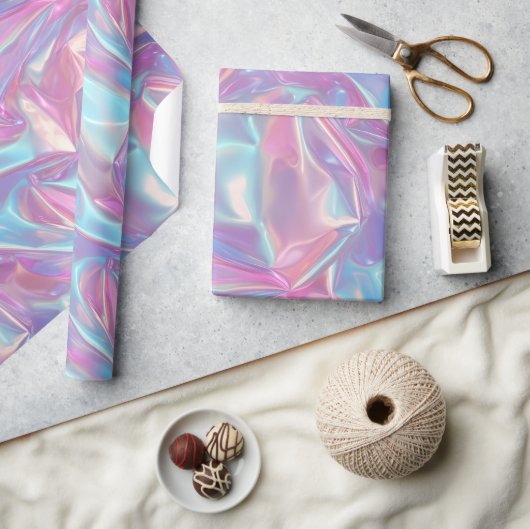 holografische pastel iriserend cadeaupapier (Crafts)