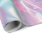 holografische pastel iriserend cadeaupapier (Rol Hoek)