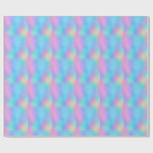 Holografische Pasteldroom Cadeaupapier (Vlak)