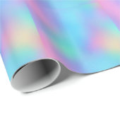 Holografische Pasteldroom Cadeaupapier (Rol Hoek)