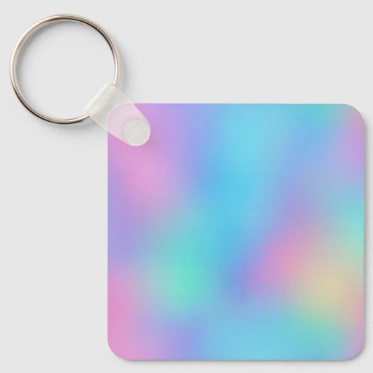 Holografische Pasteldroom Sleutelhanger (Voorkant)