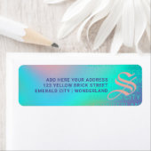 Holografische Pastels | Monogram Terugadres Etiket (Insitu)