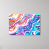 Holografische Puls – 36"x24" Vloeibaar Licht