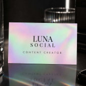 Holografische QR-code Makers van sociale media con Visitekaartje