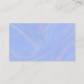Holografische QR-code Minimalistische Professionel Visitekaartje (Achterkant)